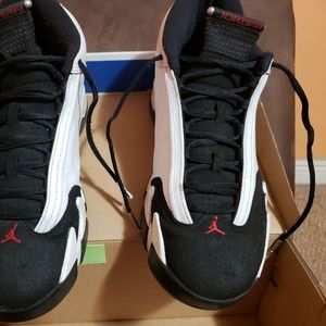 RETRO JORDANS --14'S (BLACK TOE)